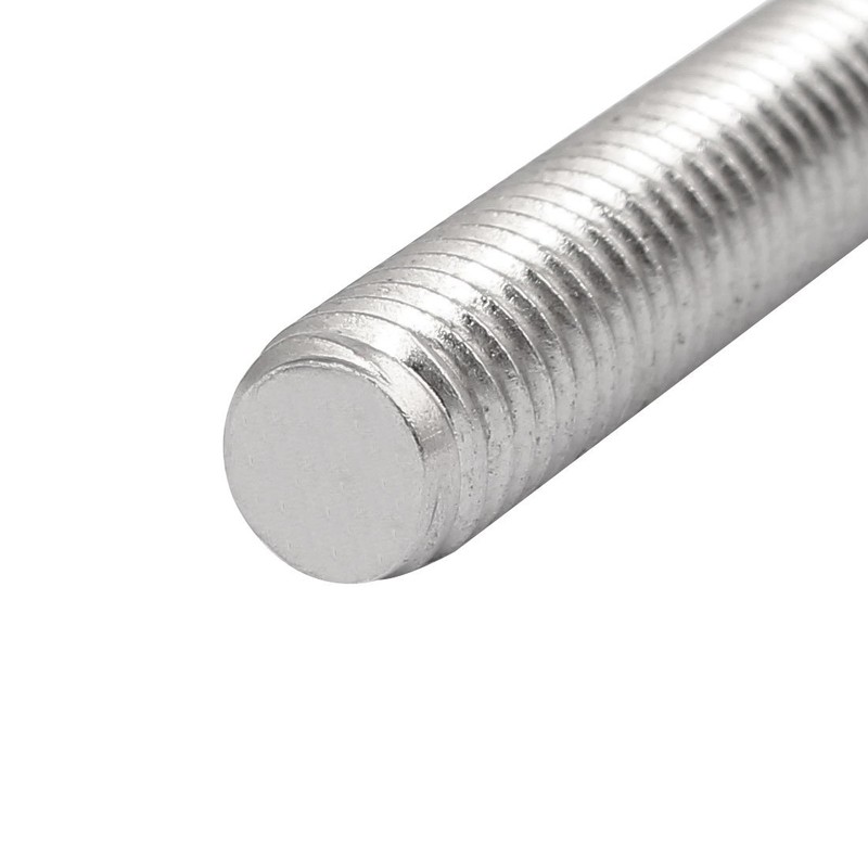 sourcing map 304 Stainless Steel Full Threaded Rod Attachment M8