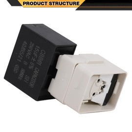 CNNELL W10613606 Refrigerator Compressor Start Relay & Capacitor Compatible with Amana,Kenmore,Maytag,Whirlpool,KitchenAid W10416065|PS8746522|67003186