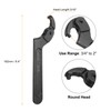 sourcing map C Hook Spanner Wrench, 3/4 to 2 inches