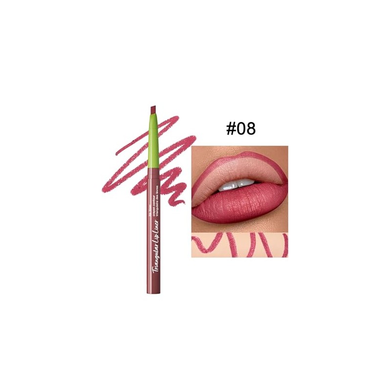 Erinde 2 Pcs de delineador de labios mate, delineador de