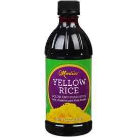 Marliss Yellow Rice Color, X-Large 16oz Bottle — Vibrant Amarillo for White Rice, Gluten-Free, Star-K Kosher, Made in USA — Adds Color Only, No Flavor Change