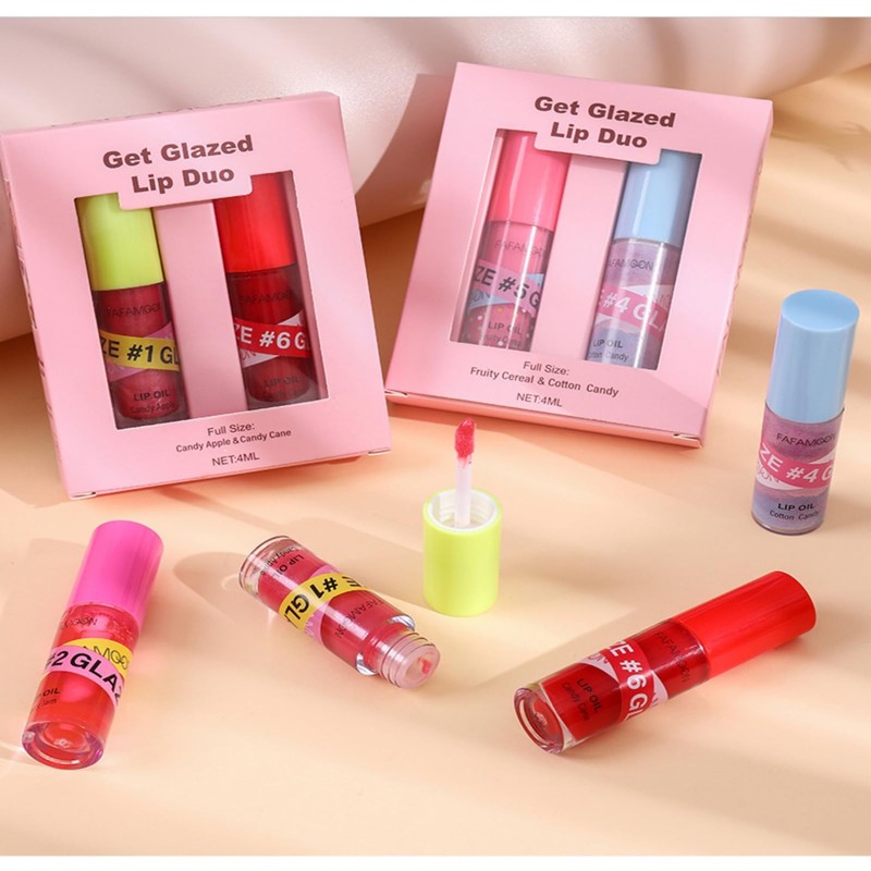 Moisturizing Gloss Lip Lip Oil,No-Sticky Balm Lip Care,Fruit Flavoured Lip