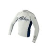 Body Glove Basic Deluxe Lange Ärmel Rash Guard, Silver/Navy