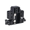 NICEYRIG Dual 15mm Diameter Rod Clamp Base Plate with 1/4"