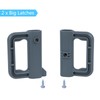 KISKIZ Extra Wide Retractable Baby Gate Replacement Parts Kit (Gray)