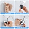 Shower Head Holder, No Drilling, Suction Cup, 120° Adjustable Shower