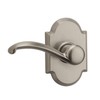Kwikset Austin Left-Handed Half-Dummy Lever in Satin Nickel