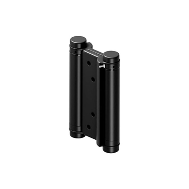 Deltana Double Action Saloon Spring Hinge (Paint Black,4")