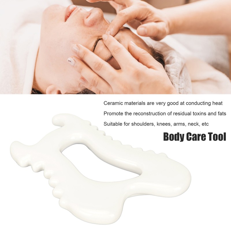 Gua Sha Massage Scraping Tool Ceramic Antistatic Good Thermal Conductivity