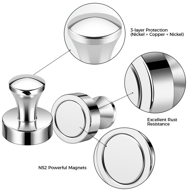 Wukong 16 x 20 mm Strong Magnets for Magnetic Board,