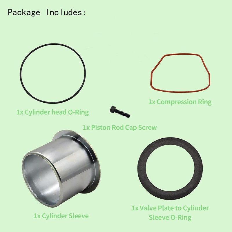 Powswopx K-0650 Air Compressor Cylinder Ring Kit Compatible with Craftsman