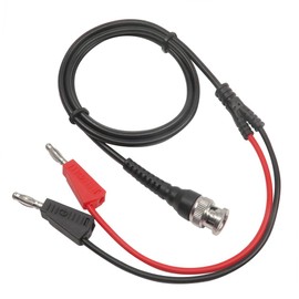 Amadget Coaxial Cable BNC Male to Dual Banana Plug Test Lead