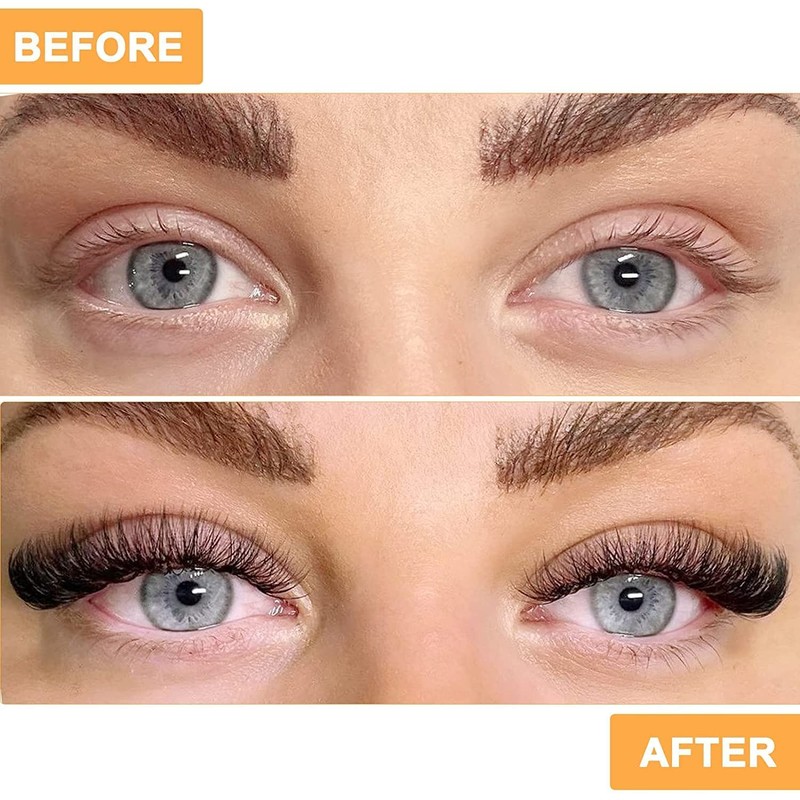B&Q Individual Eyelash Clusters 280Pcs D Curl 30D 40D Lashes