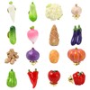 Airssory 16 Styles Resin Vegetable Lapel Pin Backs Tomato Chili