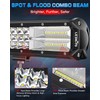 LEDKITO 20 inch LED Light Bar and 2PCS 4 Inch