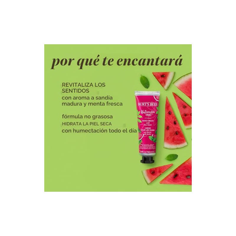 Hand Cream - Watermelon and Mint 1 OZ 28.3 G