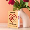 Vovocas 50th Wedding Anniversary Card Gifts for Husband Him Men