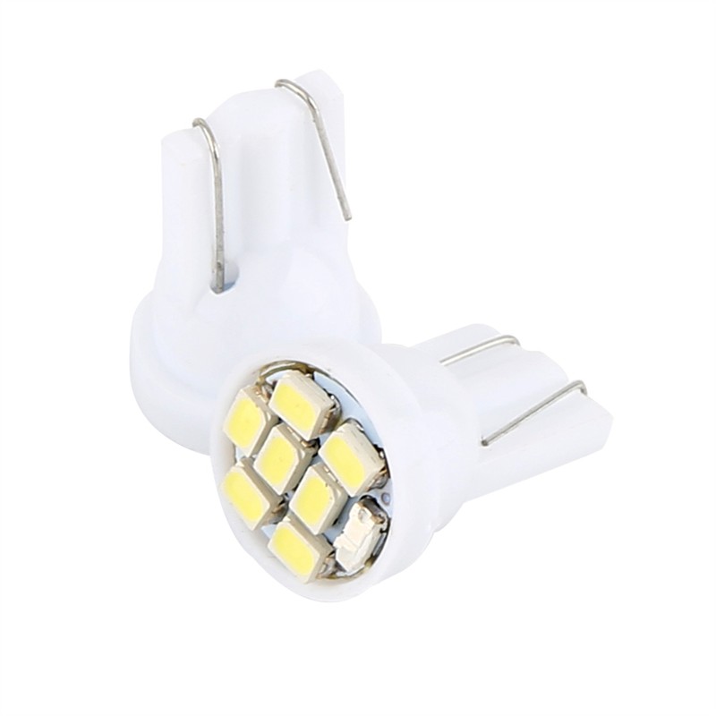 100 Pcs T10 8 SMD 1206 LED Car Interior Light