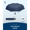 FARE Mini Pocket Umbrella - Premium Umbrella Opens Closes Automatic