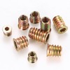 Threaded Inserts for Wood, 155 Pcs Threaded Insert Nuts, M4