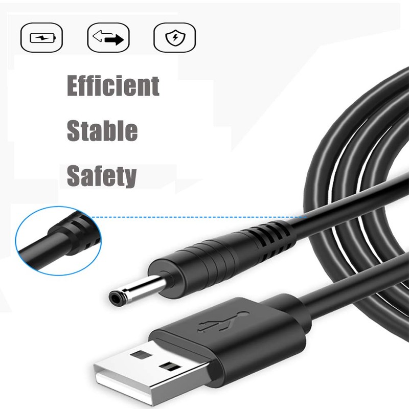 FitTurn 5V DC Power Cord USB to DC 3.5mm x