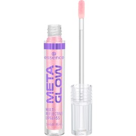 essence | Meta Glow Multi-Reflective Lip Gloss | Iridescent Shimmer, Holographic, Non-Sticky & Comfortable | Vegan & Cruelty Free (02 | Digital Pink)