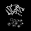 Damping Rubber Bumper Balls and Anti-drop Pins Kit Securing Pins