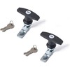 MASO 2x T-Handle Door Lock Latch Truck Cap Camper TrailerCabinet
