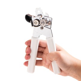 Wonforic Can Opener Manual,Heavy Duty Stainless Steel Hand Can Opener Smooth Edge and Bottle Openers,Can Opener with Comfort Anti-Slip Handles,Easy Held Turn Can Openers for Kitchen,Camping,Senior