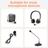 LICQIC 10 Pcs Headset Microphone Foam Cover, Mini Windscreens Sponge,