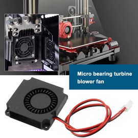 Be In Your Mind 2pcs 5V 4010 DC Micro Bearing Turbine Blower Fan 40X40X10MM Brushless Hydraulic Bearing with Connection Cable for Laptop Motherboard 3D Printer
