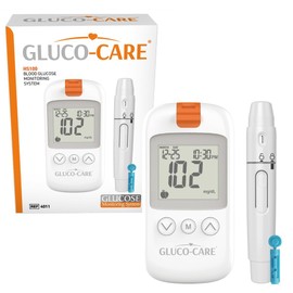 GLUCO-CARE Monitoring Kit (meter, 10 lancets, 1 lancing device, case, IFUs)