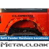 Split Rubicon Fender Bolt Upgrade Kit by Metalcloak, Compatible with