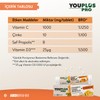 YOUPLUS Pro Vitamin C, D, Çinko & Propolis 15 Efervesan