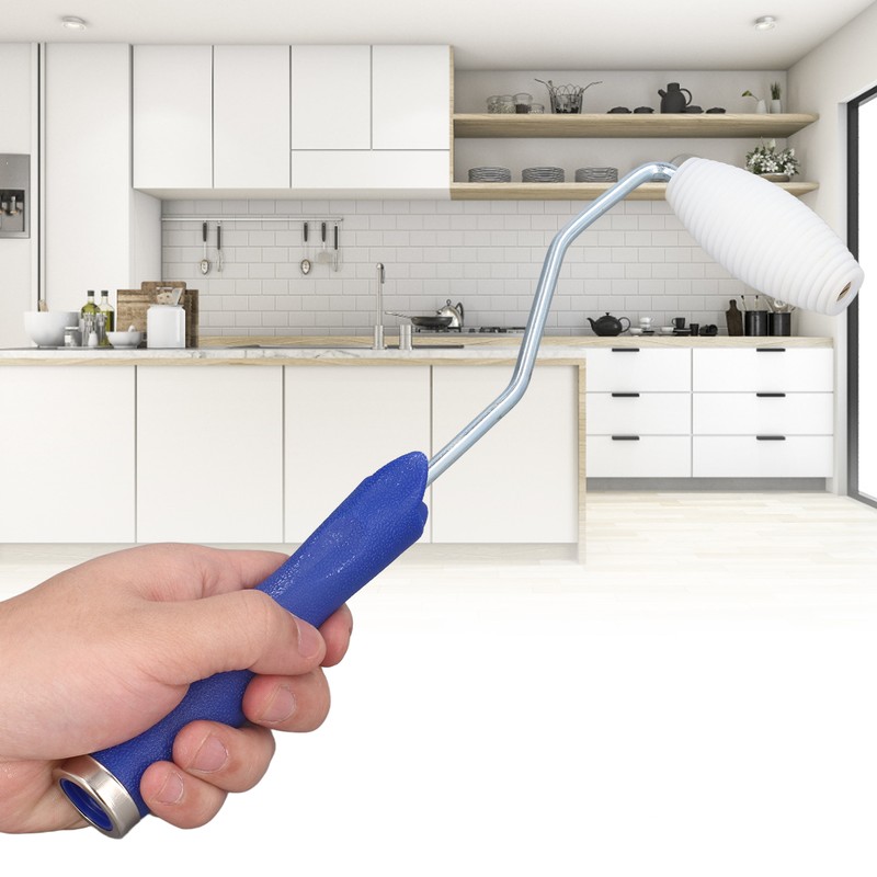 Fiberglass Roller Convenient Cleaning Defoaming Fiberglass Bubble Paddle with Handle
