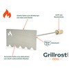 Grillrost.com Das Original Fire Slider Ash Scraper Stainless Steel for
