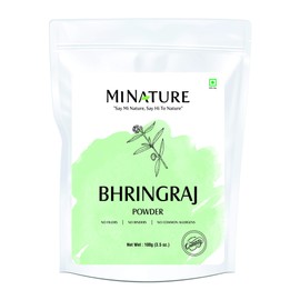 Bhringraj Powder by minature | False Daisy(Eclipta Prostrata|Hair Pack/Mask| 100g(4oz)