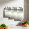 Stainless Steel Kitchen Prep Board Set, Arch-Shaped Metal Cutting Board