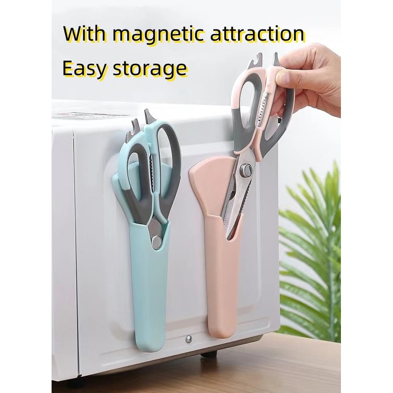 EUV Kitchen Shears, Heavy Duty Shears Ultra Sharp Stainless Steel