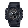Casio Collection Standard Digital/Analog Combination Series Wristwatch, All Black (AEQ-110)
