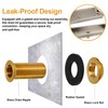 Drain Assembly For Drip Tray - 1/2" NPT Brass Auto
