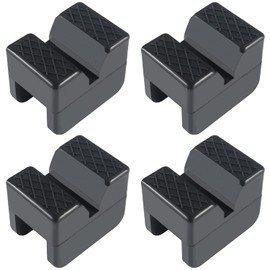 Car Jack Rubber Pad, Standing Rubber Buffer, Jack Stand Pad, Axle Stand, Rubber Block Protects Car from Scratching (4)