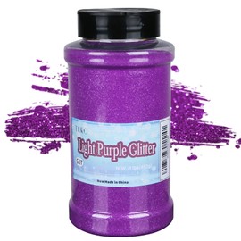 TORC Extra Fine Purple Glitter 1 Pound 16 OZ Glitter Powder for Tumblers Resin Crafts Slime Cosmetic Nail Painting Festival Decoration