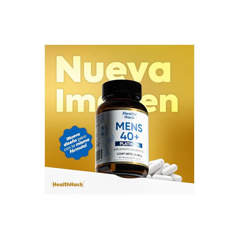 Prostate Power Platinum Suplemento Próstata Zinc Cúrcuma Health Hack Ciruelo