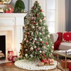 NIBESSER White Christmas Tree Skirt, 48 inches Faux Fur Tree