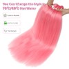 Pink Braiding Hair Pre Stretched 20 Inch 8 Packs Pre