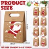 AmazingSpark 24 Pcs Red and White Kraft Paper Gift Boxes