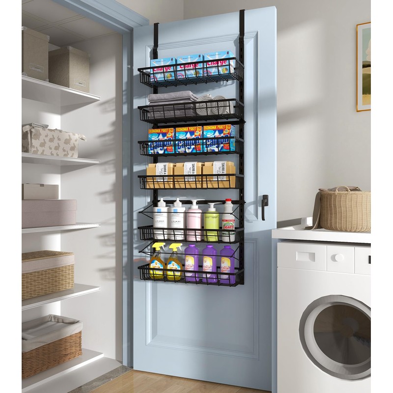 Mefirt Over The Door Pantry Organizer, Pantry Storage and Organization,