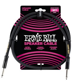Ernie Ball - Cable para altavoces, recto/recto, 0,91 m