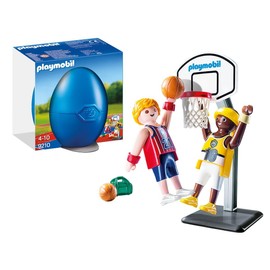 Playmobil 9210 One-on-One Basketball Gift Egg, Fun Imaginative Role-Play, PlaySets Suitable for Children Ages 4+